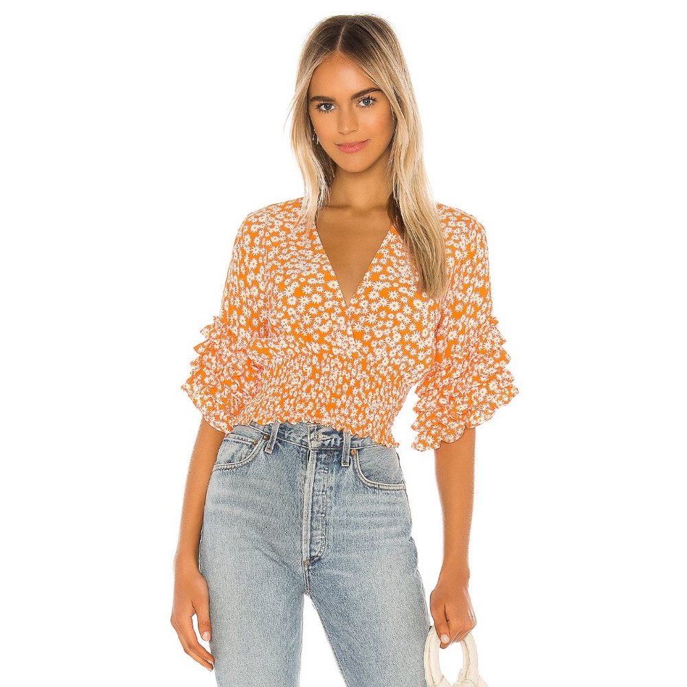 NWT FAITHFULL THE BRAND Gisela Top US 6